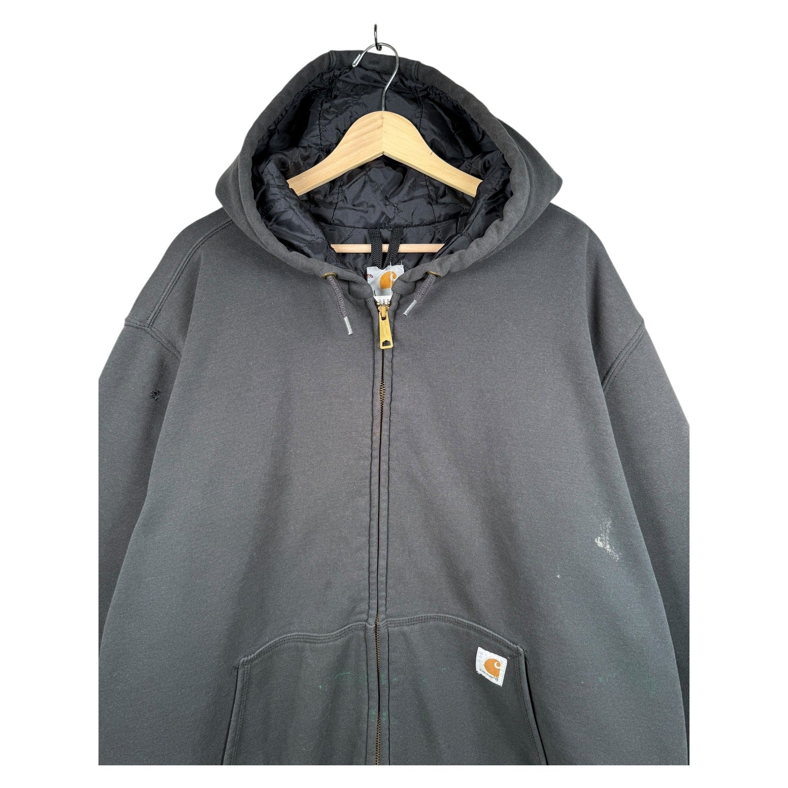 Vintage Carhartt Thermal Full Zip Hoodie