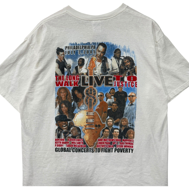 Vintage The Long Walk To Justice Artists' Benefit Concert Tee