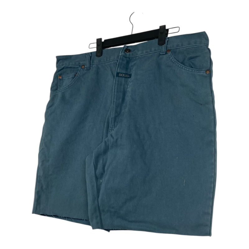 Vintage BOSS Denim Cut Off Shorts 38