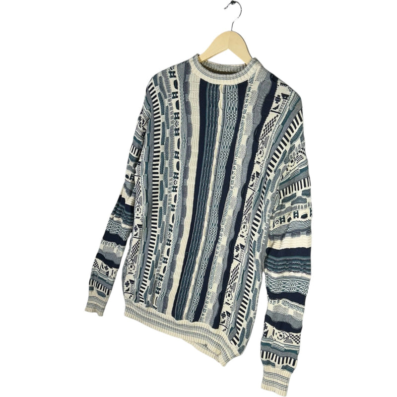 Vintage Coogi 3D Knit Wool Sweater