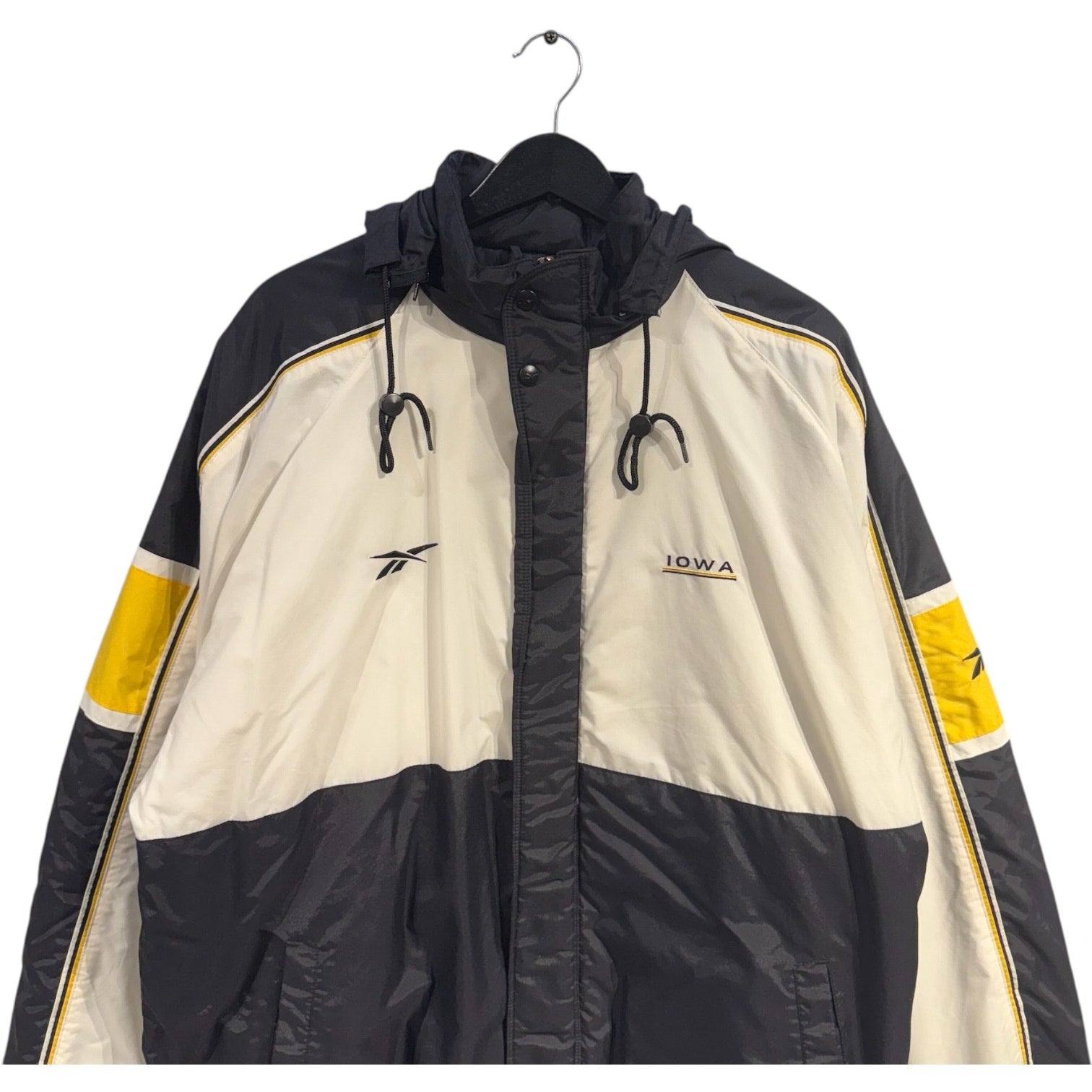 Vintage Reebok University Of Iowa Hawkeyes Puffer Jacket
