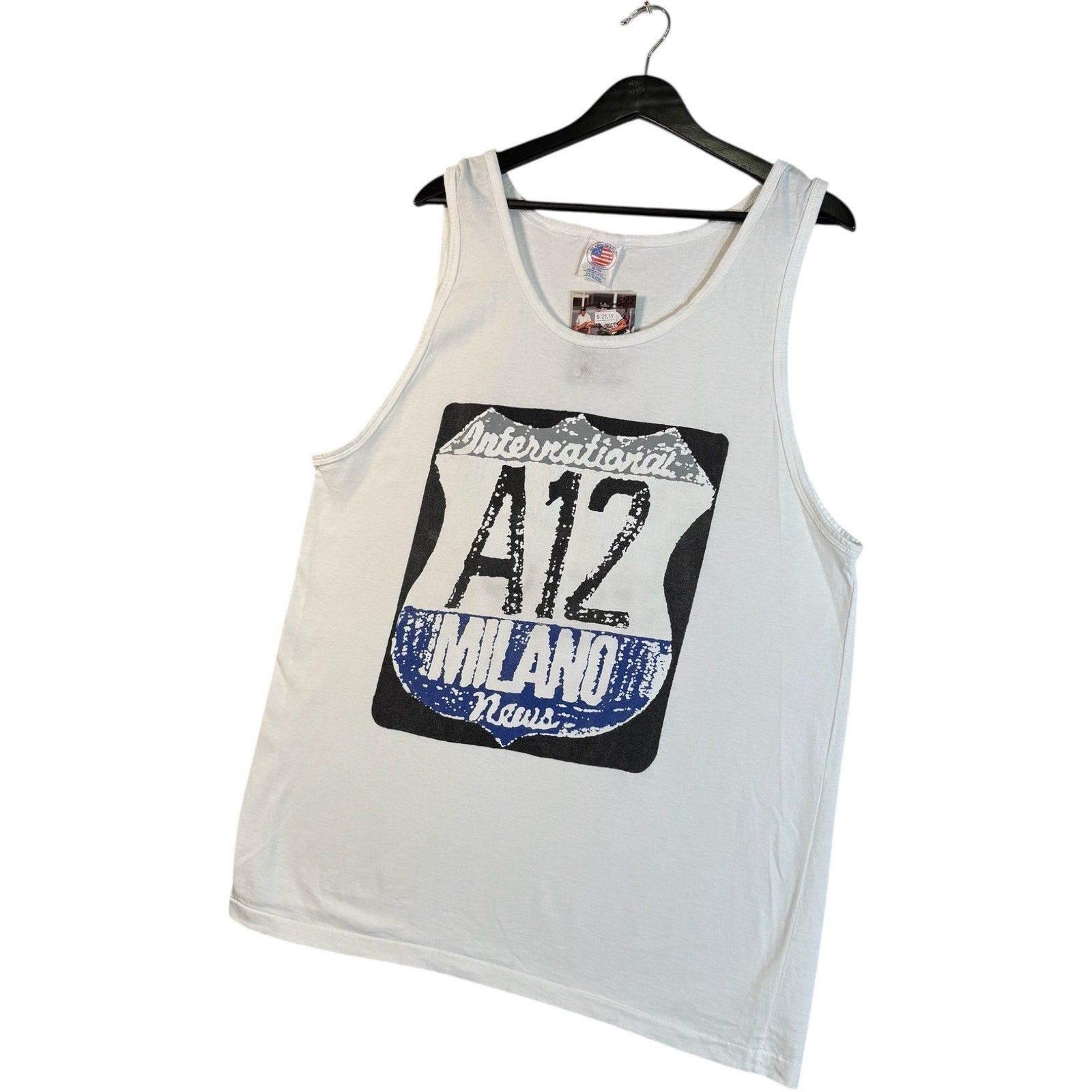 Vintage International A12 Milano News Tank Top
