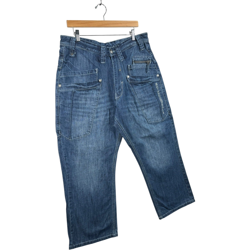 Vintage Wide Leg Denim Jeans 36x27