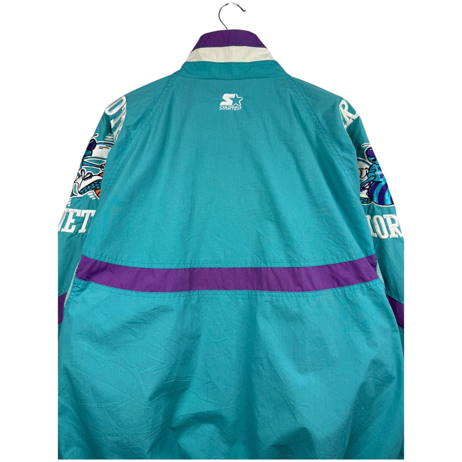 Vintage Starter Charlotte Hornets NBA Bomber Jacket