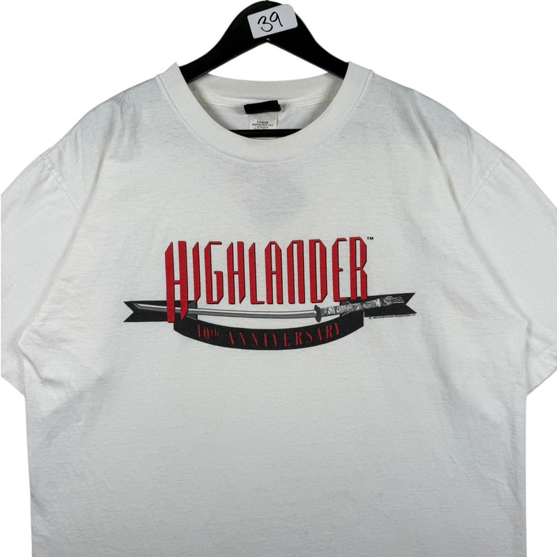 Vintage Highlander 10th Anniversary Movie T-Shirt
