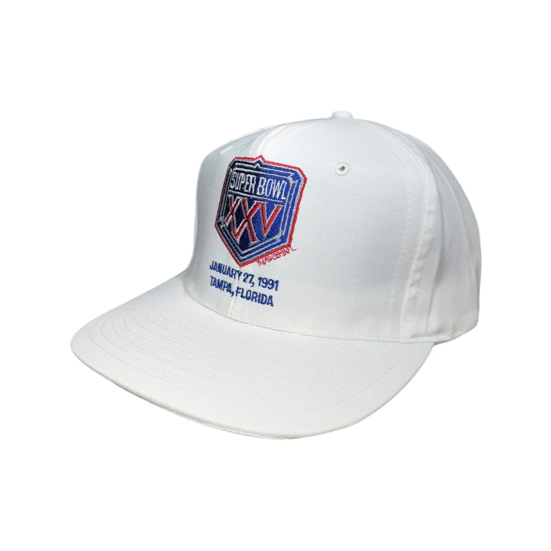 Vintage Super Bowl XXV 1991 Tampa Florida NFL Snapback Hat