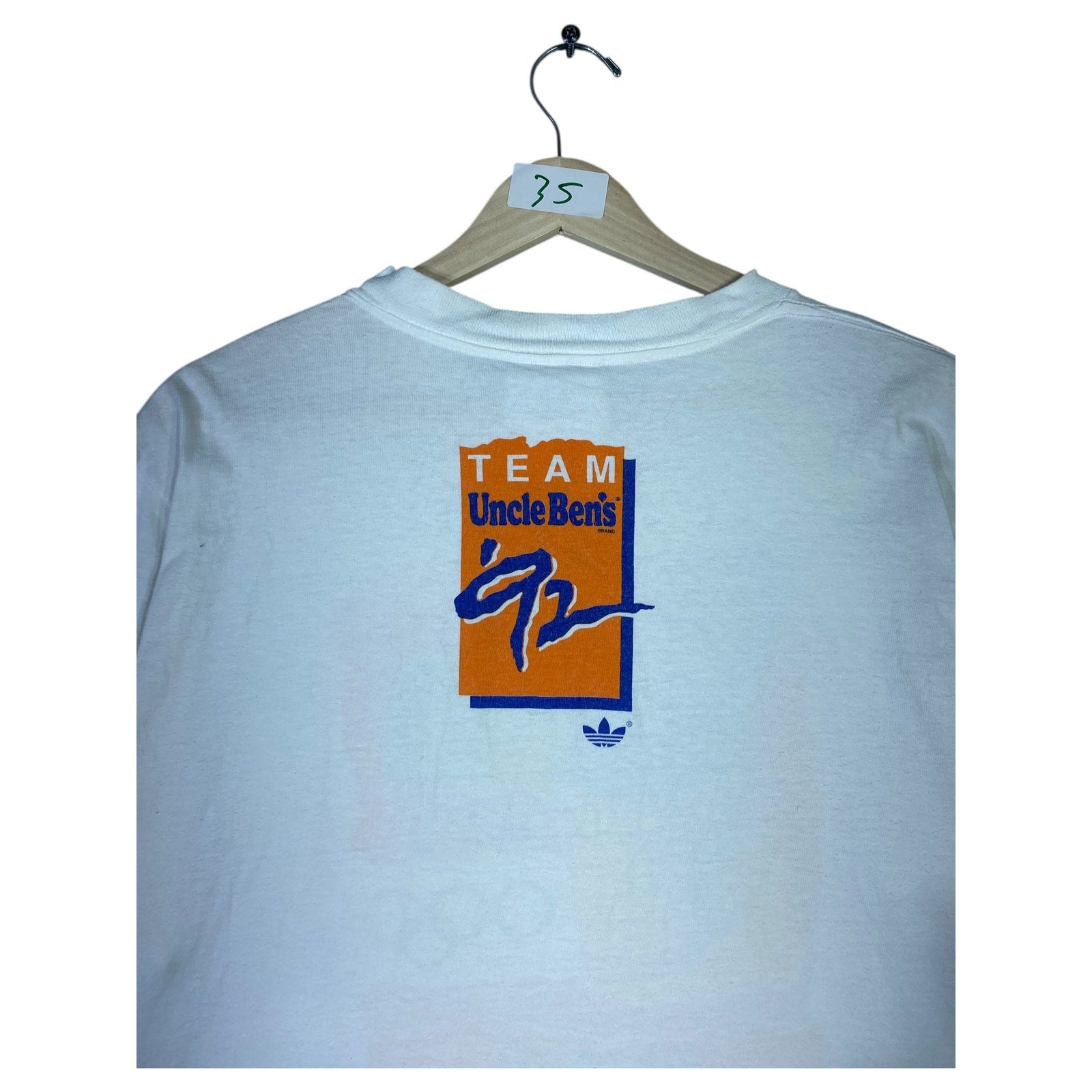 Vintage Adidas Uncle Ben's Olympics Winter Games T-Shirt 1992