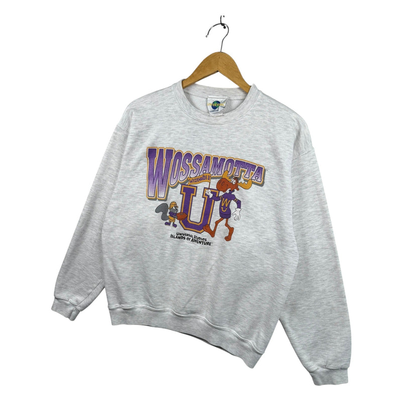Vintage Wossamotta U Rocky Bullwinkle Crewneck