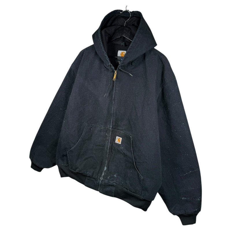 Vintage Carhartt Hooded Full Zip Jacket