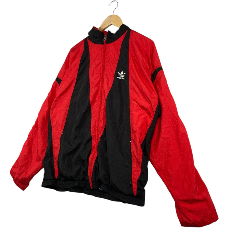 Vintage Adidas Mini Logo Color Block Windbreaker