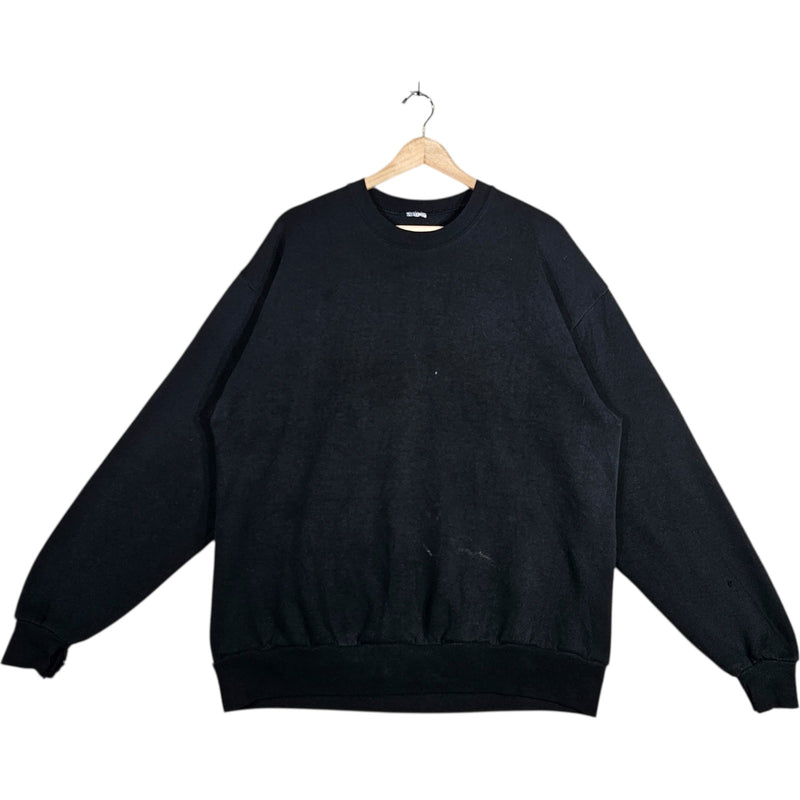 Vintage Blank Black Crewneck