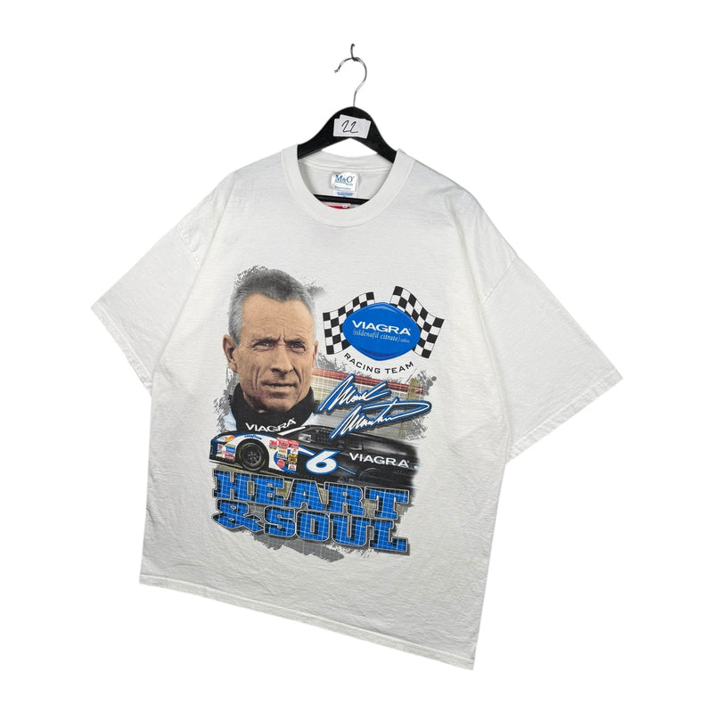 Vintage Mark Martin No. 6 NASCAR Graphic T-Shirt