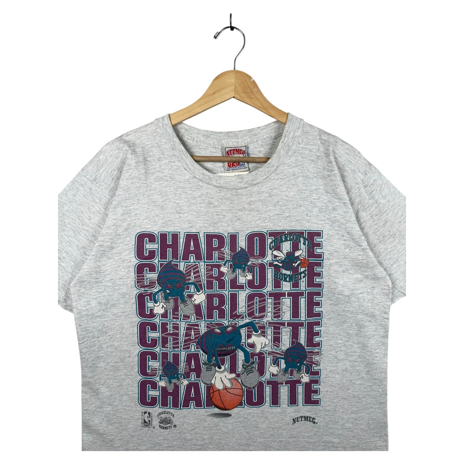 Vintage Charlotte Hornets Hugo Mascot T-Shirt