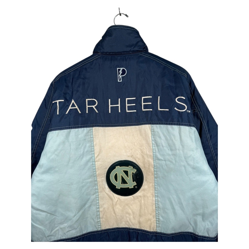 Vintage North Carolina Tar Heels Colorblock Full Zip Windbreaker