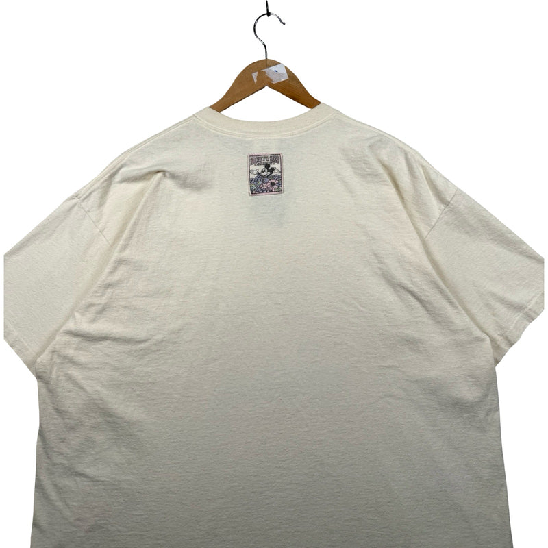 Vintage Disney Mickey Mouse Pansy Viola T-Shirt