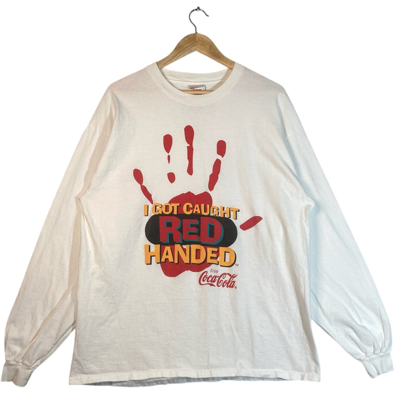 Vintage Coca Cola " I Got Caught Red Handed" Long Sleeve