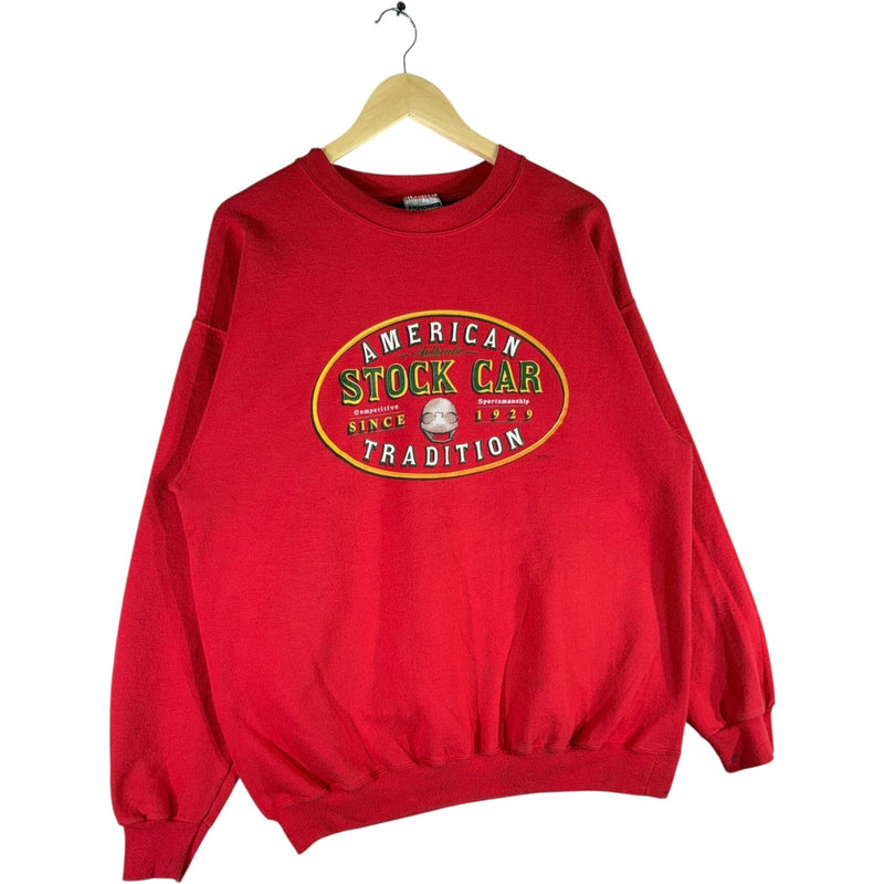 Vintage Stock Car American Tradition Spellout Crewneck