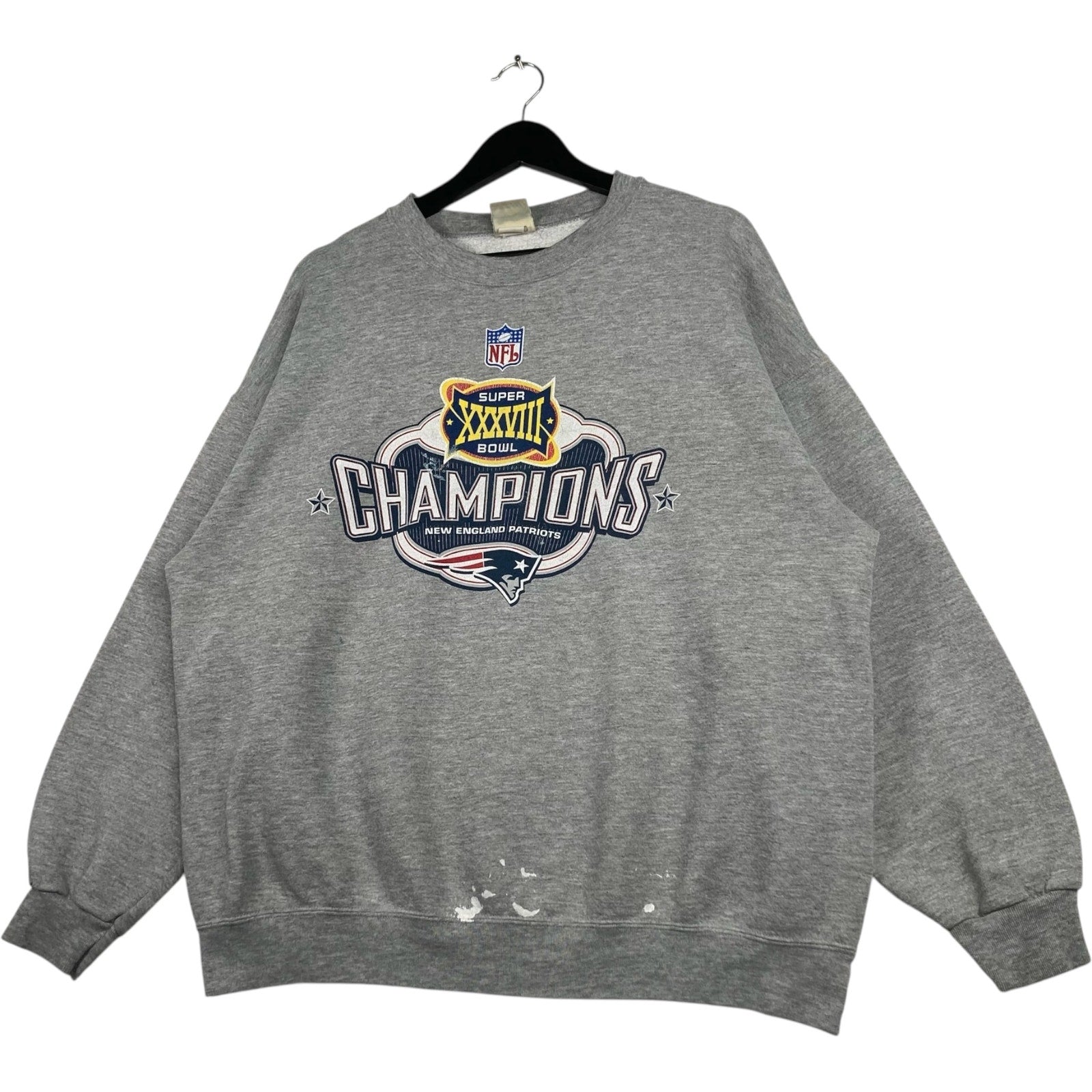 Vintage New England Patriots Super Bowl Champs NFL Crewneck