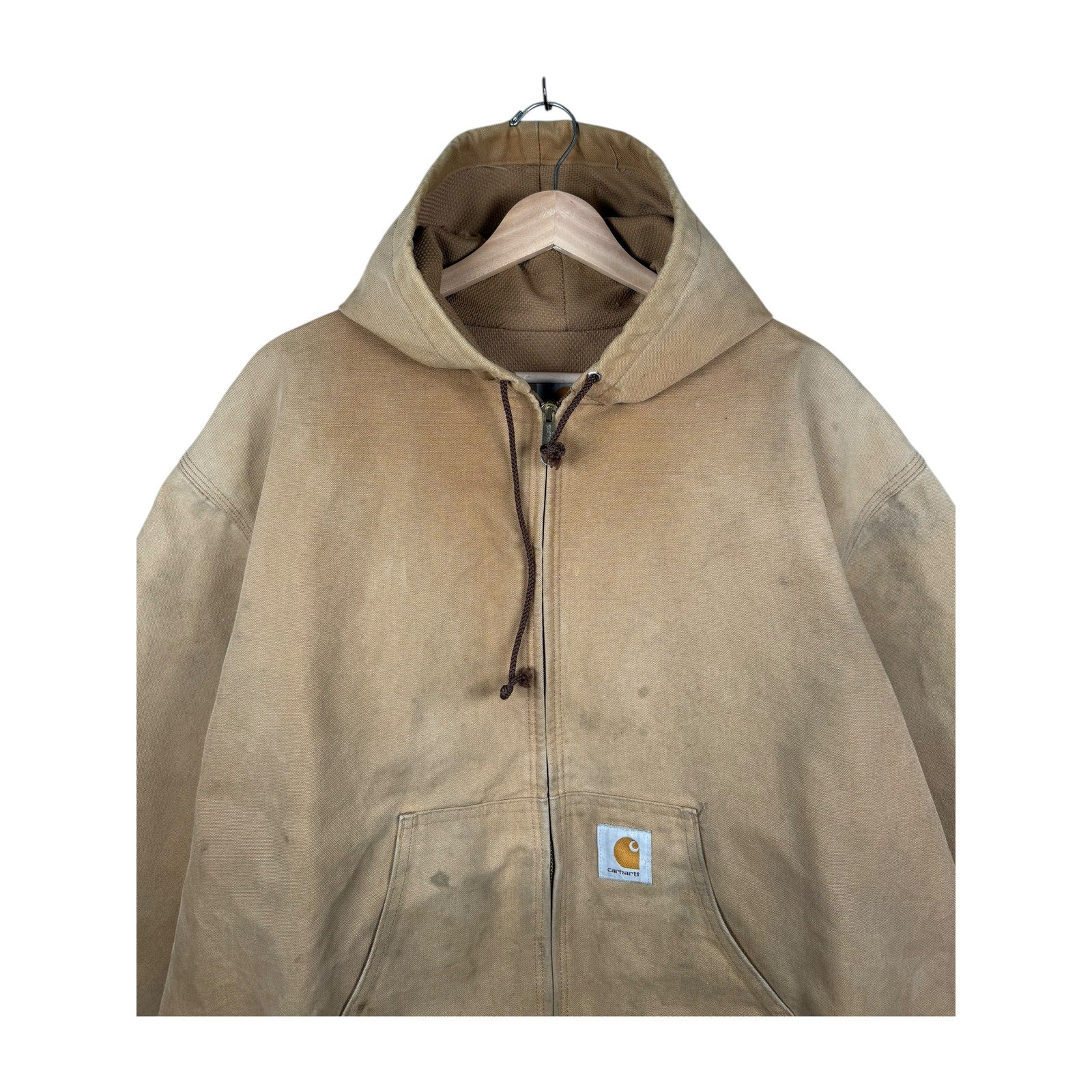 Vintage Carhartt Thermal Lined Full Zip Hoodie