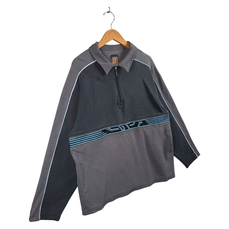 Vintage JNCO 1/4 Zip Long Sleeve Polo Shirt