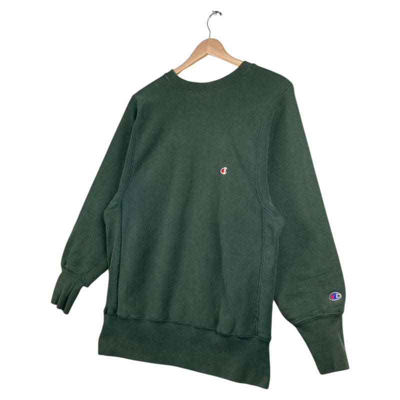 Vintage Champion Reverse Weave Logo Crewneck