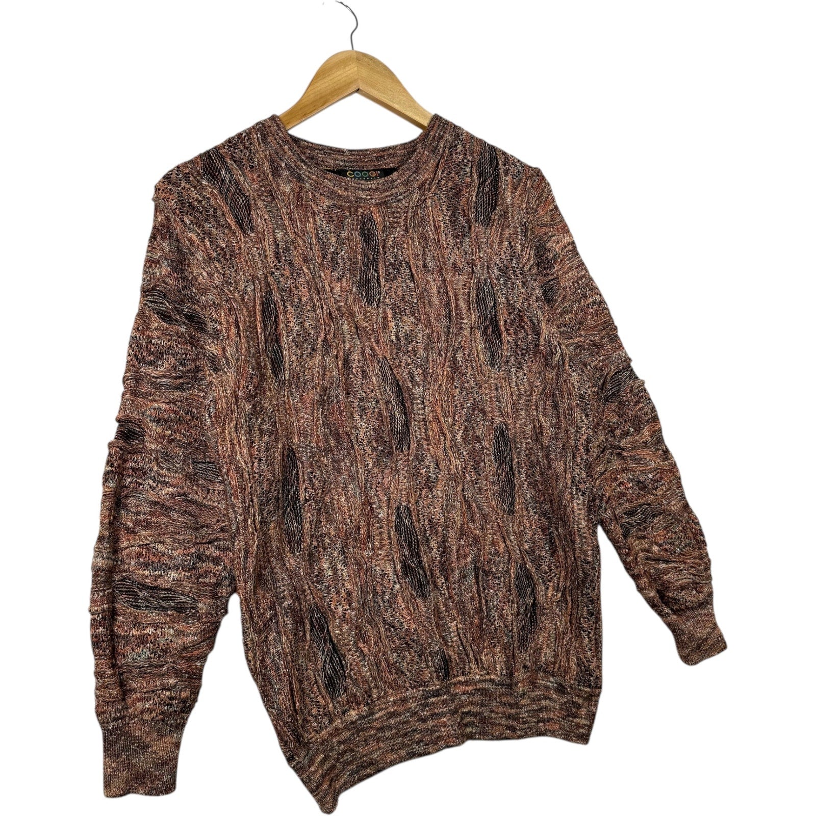 Vintage Coogi 3D Knit Textured Sweater