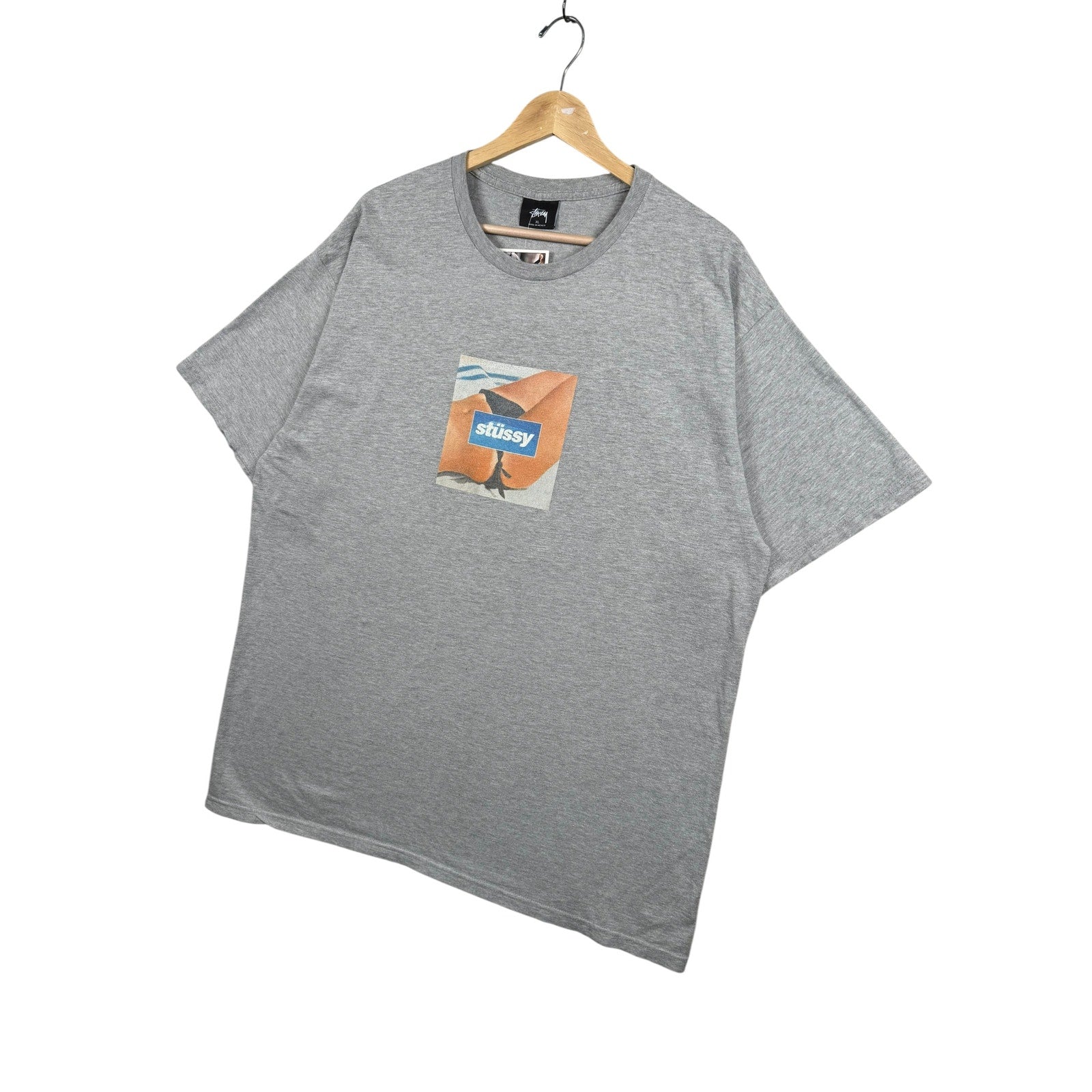 Vintage Stussy Bikini Box Logo T-Shirt