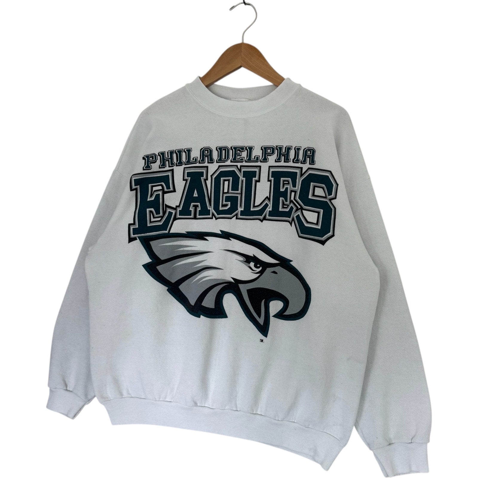 Vintage Philadelphia Eagles Bird Spell Out Crewneck
