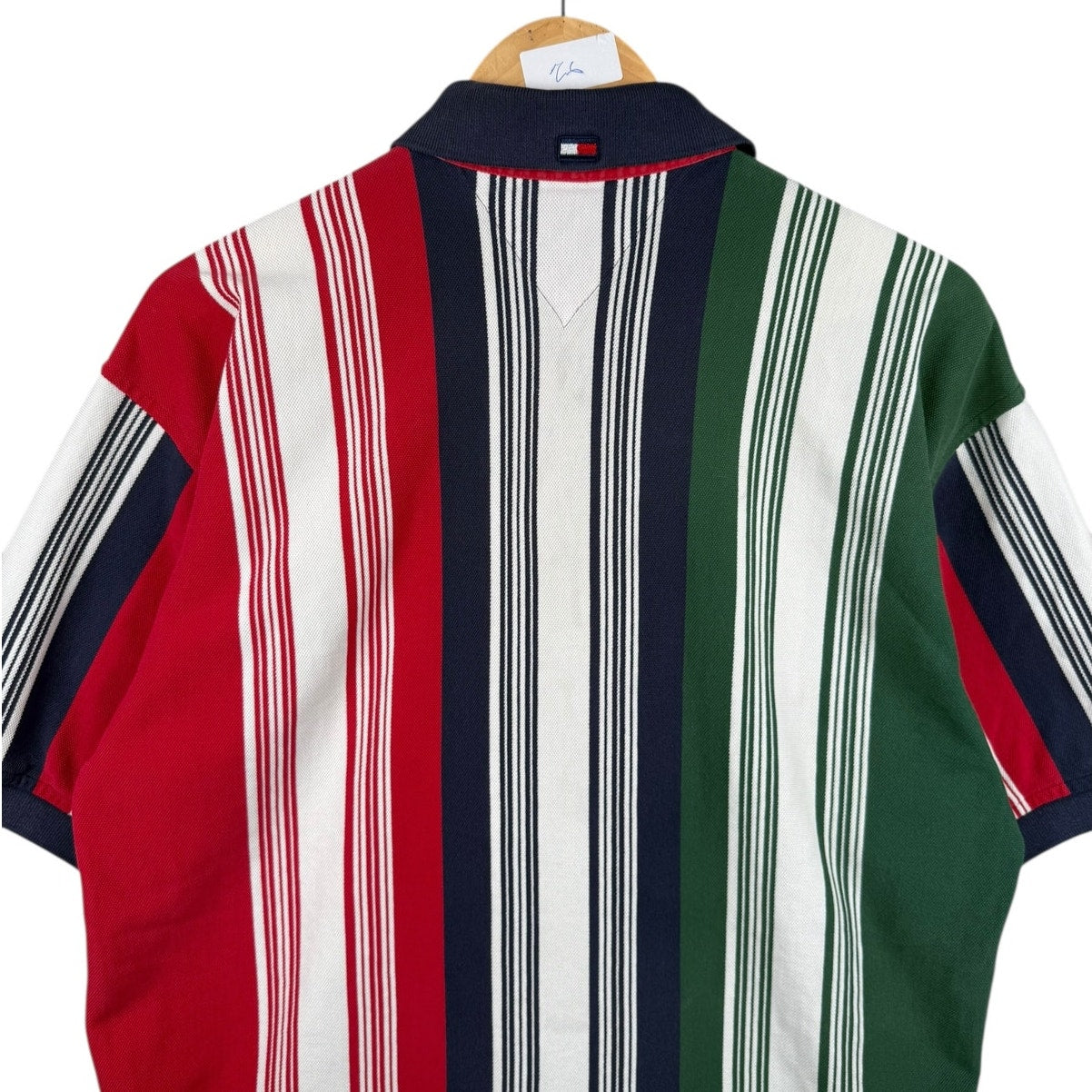 Vintage Tommy Hilfiger Vertical Stripe Polo Shirt