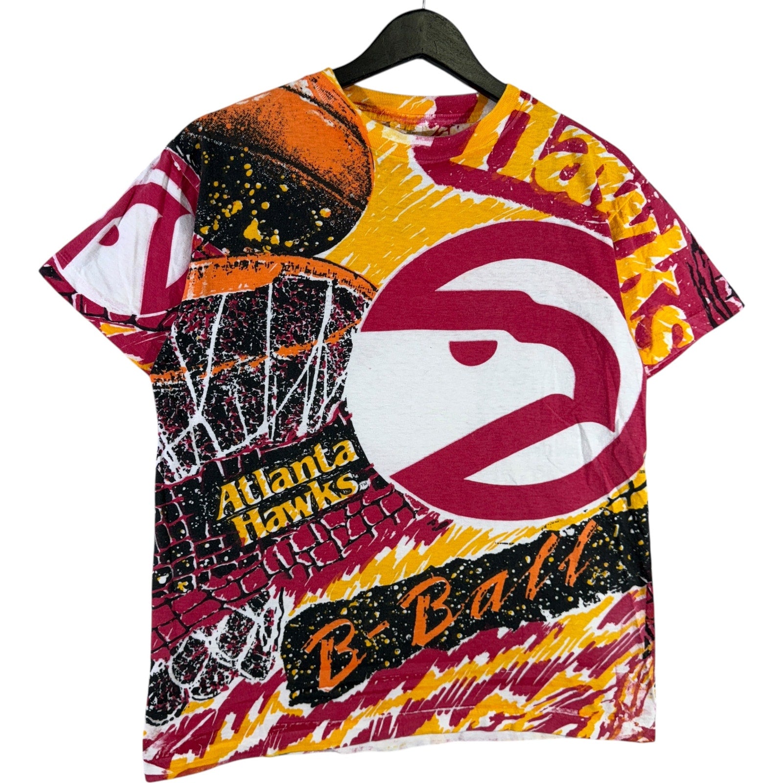 Vintage Atlanta Hawks "B-Ball" NBA AOP Tee