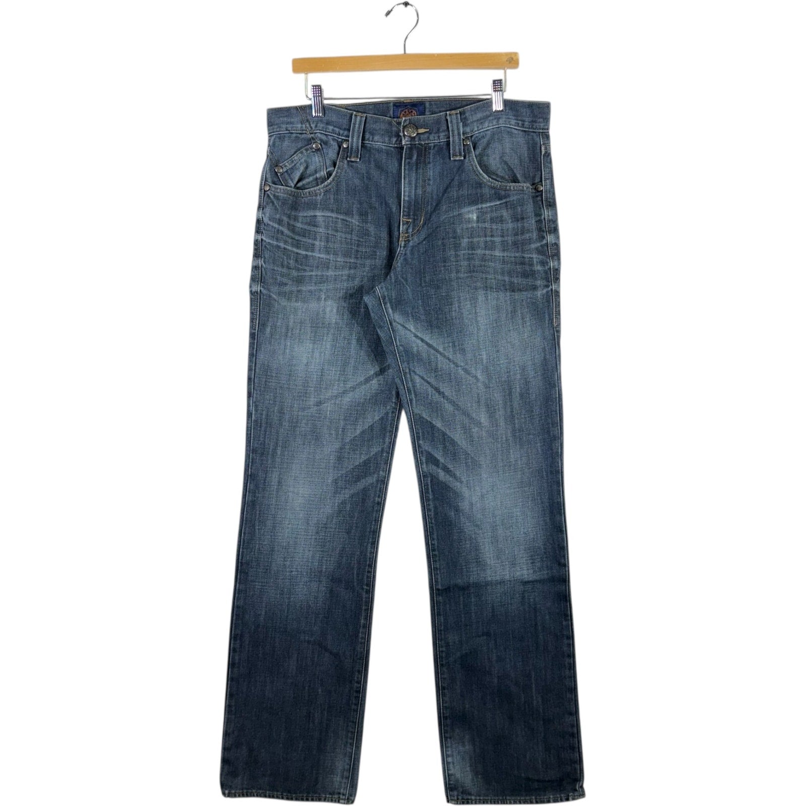 Vintage Rock & Republic Straight Leg Denim Jeans 36x34