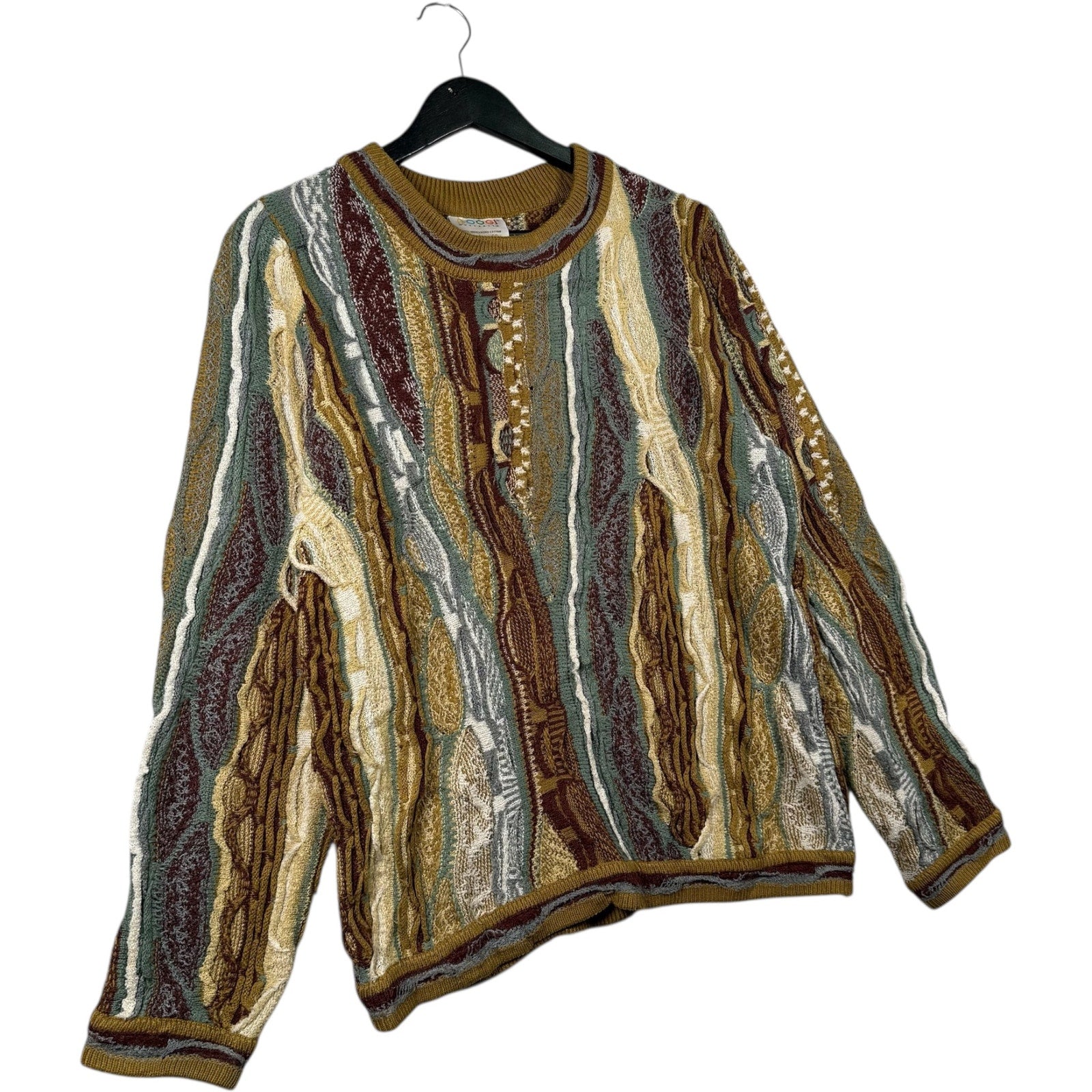 Vintage Coogi 3D Knit Textured Sweater
