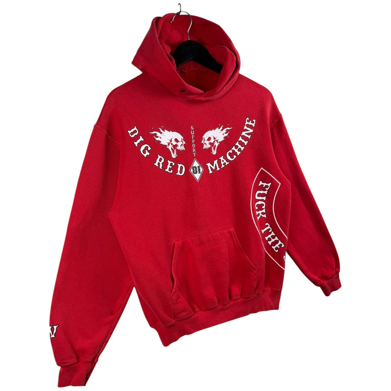Vintage Big Red Machine 81 Print Hoodie