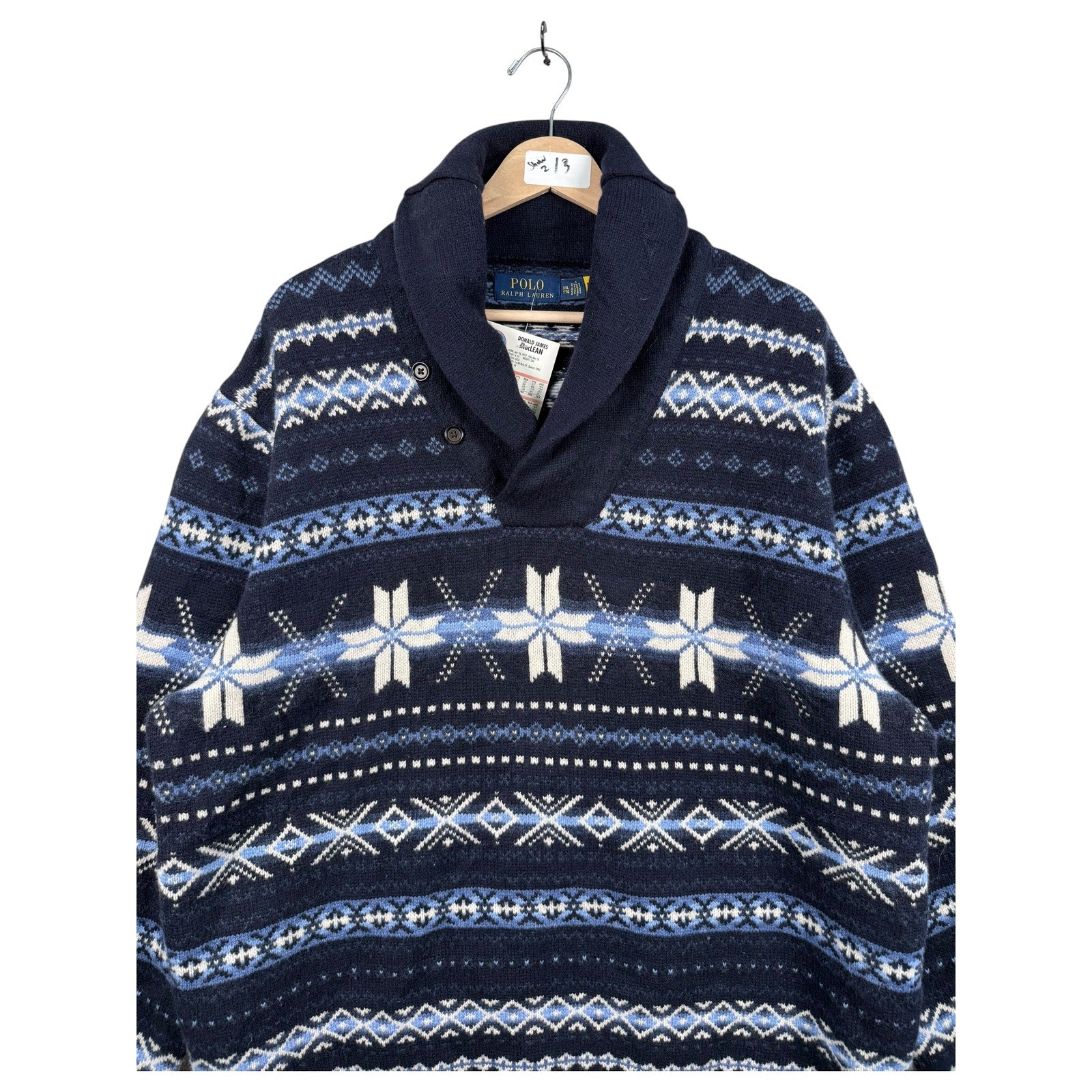 Vintage Polo Ralph Lauren Tribal Aztec Pullover Sweater