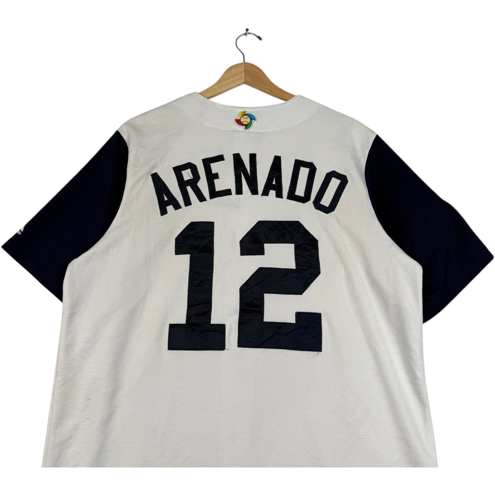 Vintage Majestic World Baseball Classic Nolan Arenado #12 Jersey