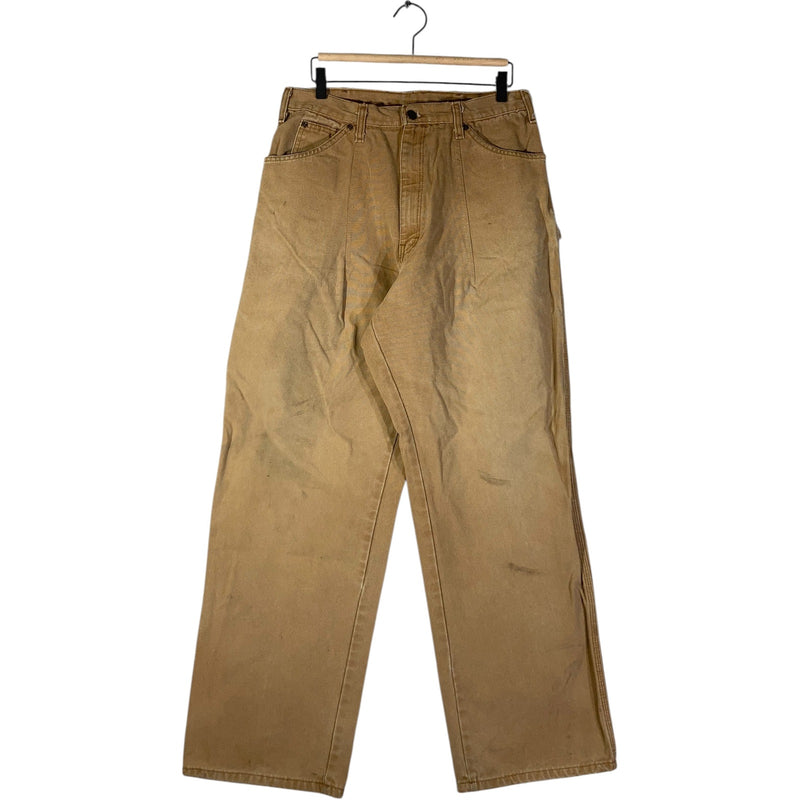 Vintage Dickies Khaki Workwear Carpenter Pants 32x30
