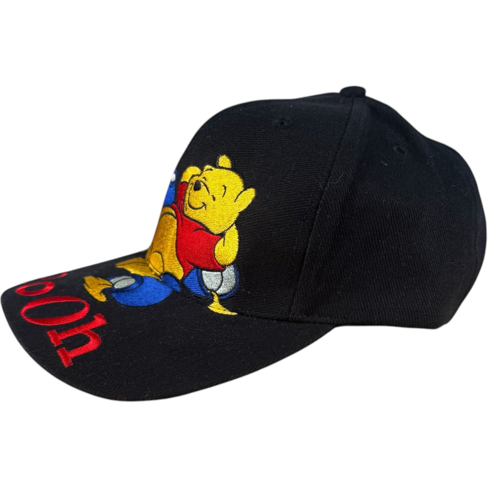 Vintage Disney Pooh Bear Big Logo Strapback Hat