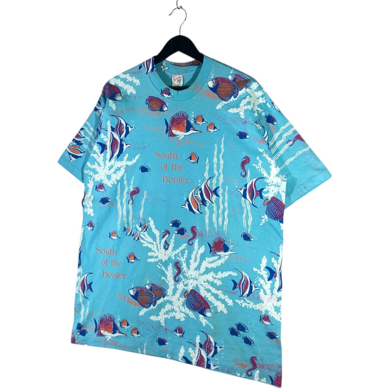 Vintage South of the Border Fish AOP Tee