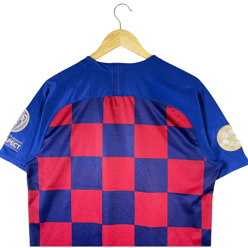 Vintage Nike Barcelona FC Rakuten Crest Home Soccer Jersey