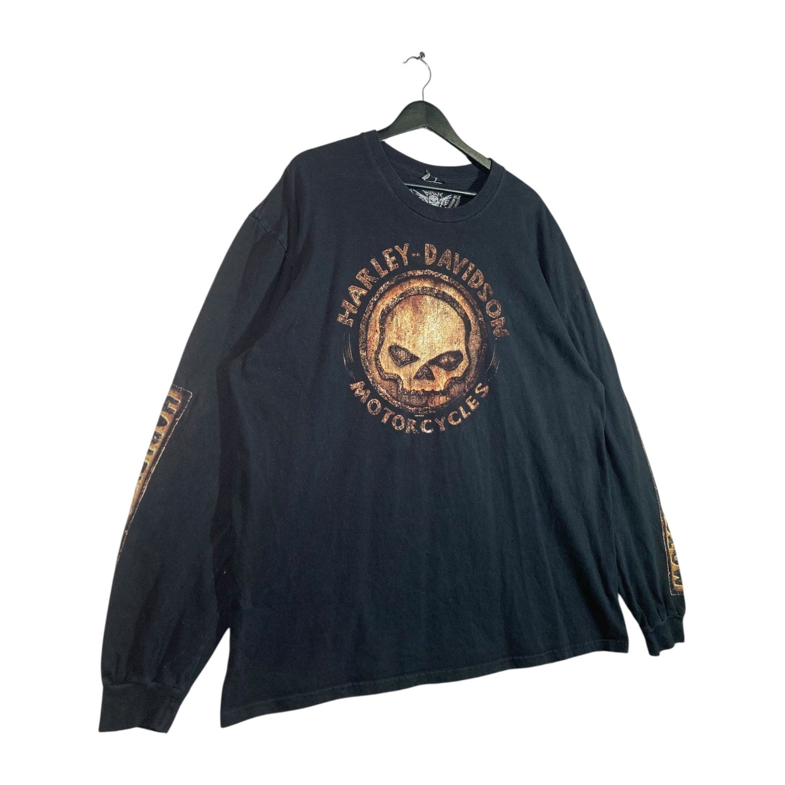 Vintage Harley-Davidson Killer Creek Skull Long Sleeve T-Shirt