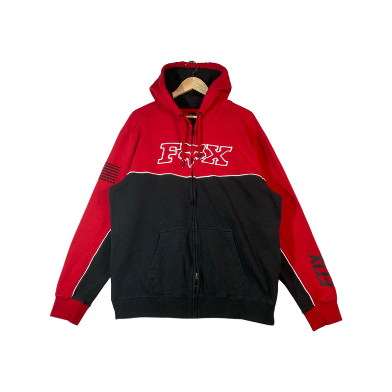 Vintage Fox Full Zip Jacket Hoodie
