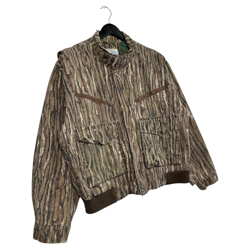 Vintage Hardwood Camouflage Full Zip Light Jacket
