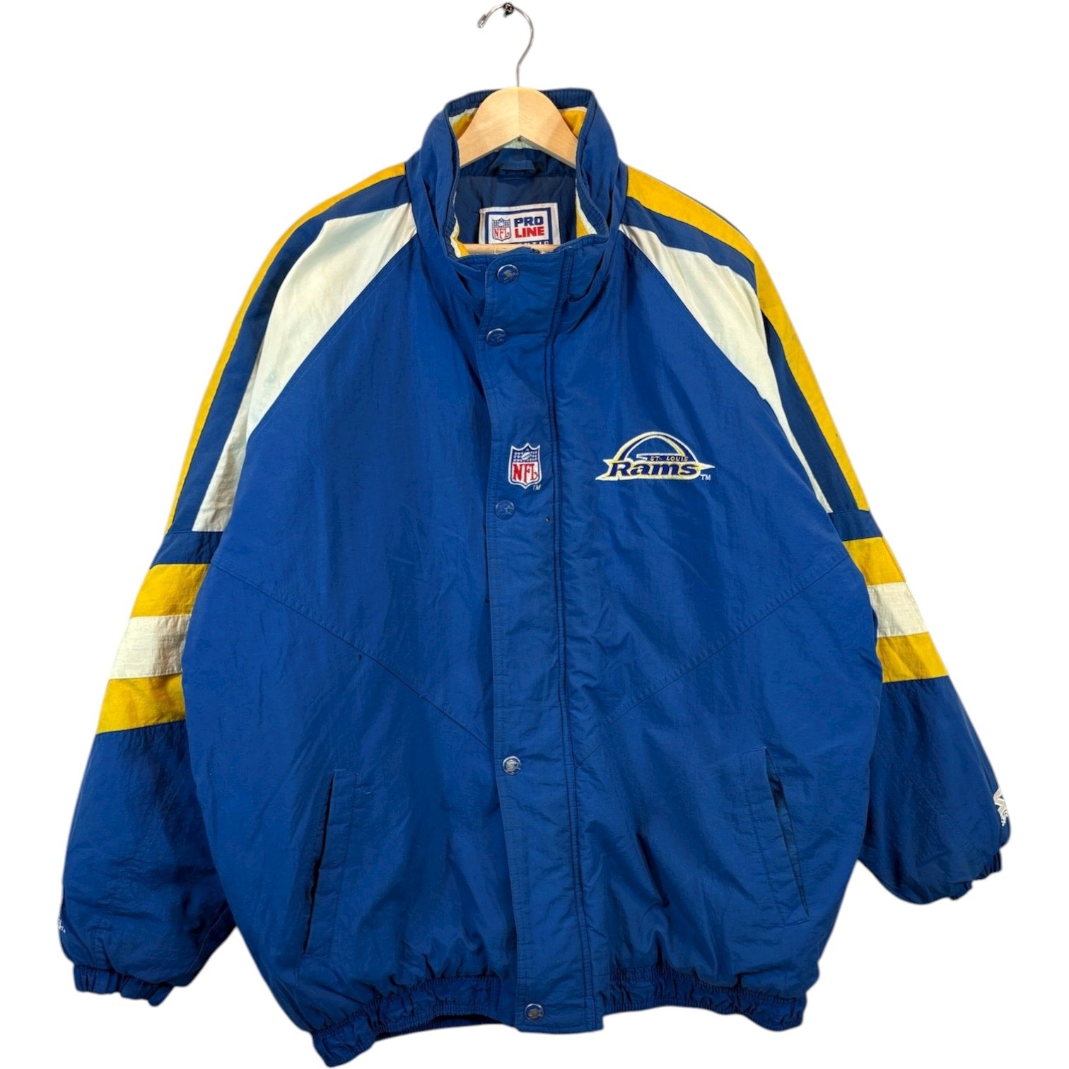 Vintage NFL Saint Louis Rams Puffer Jacket