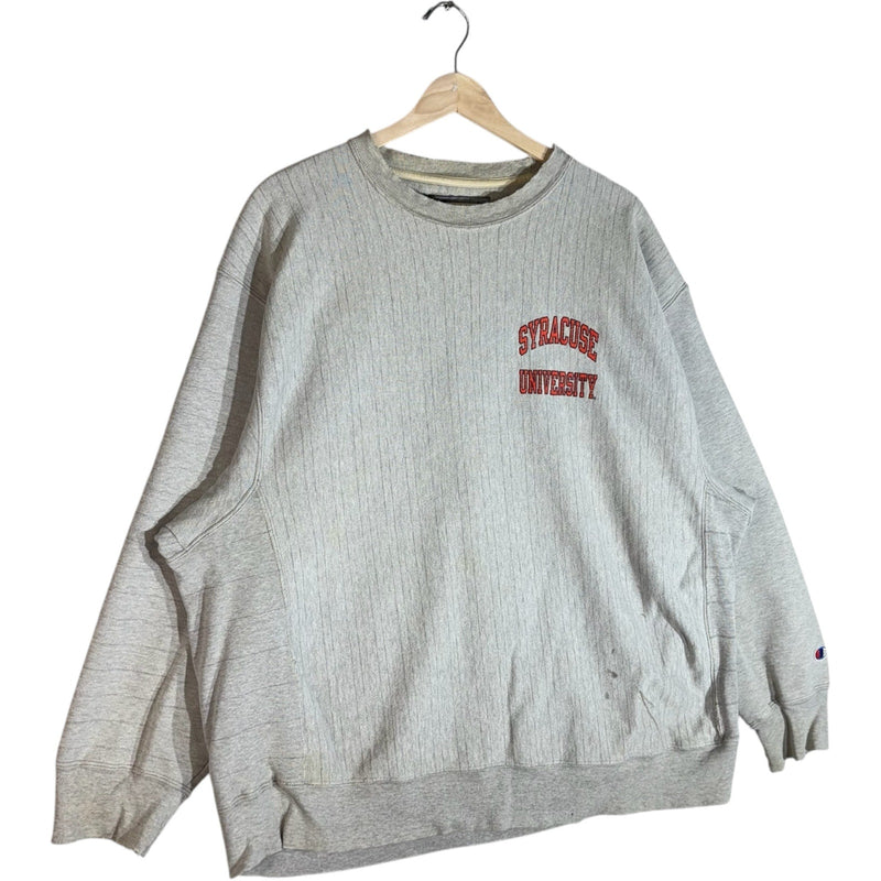 Vintage Syracuse University Striped Mullet Crewneck