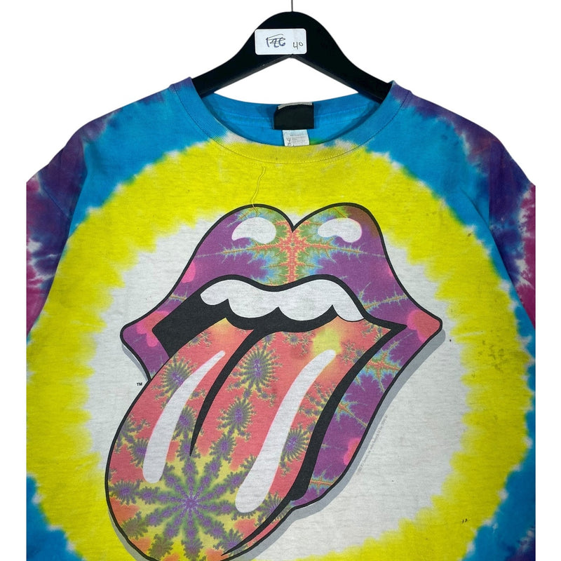 Vintage Rolling Stones Tie Dye Band Graphic T-Shirt