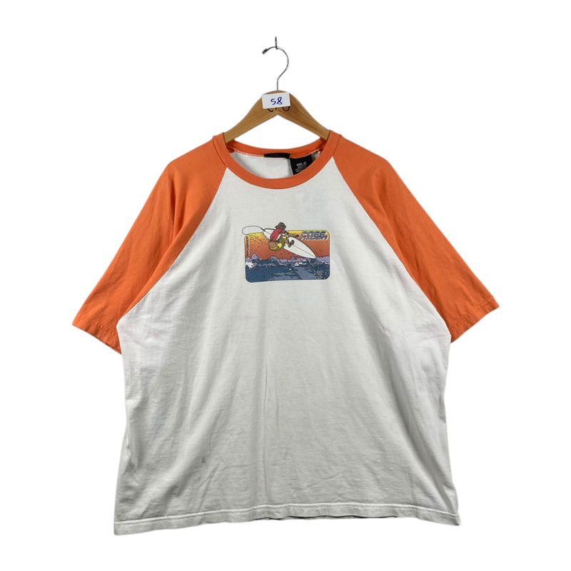 Vintage No Boundaries Free Rider Surfing Raglan T-Shirt