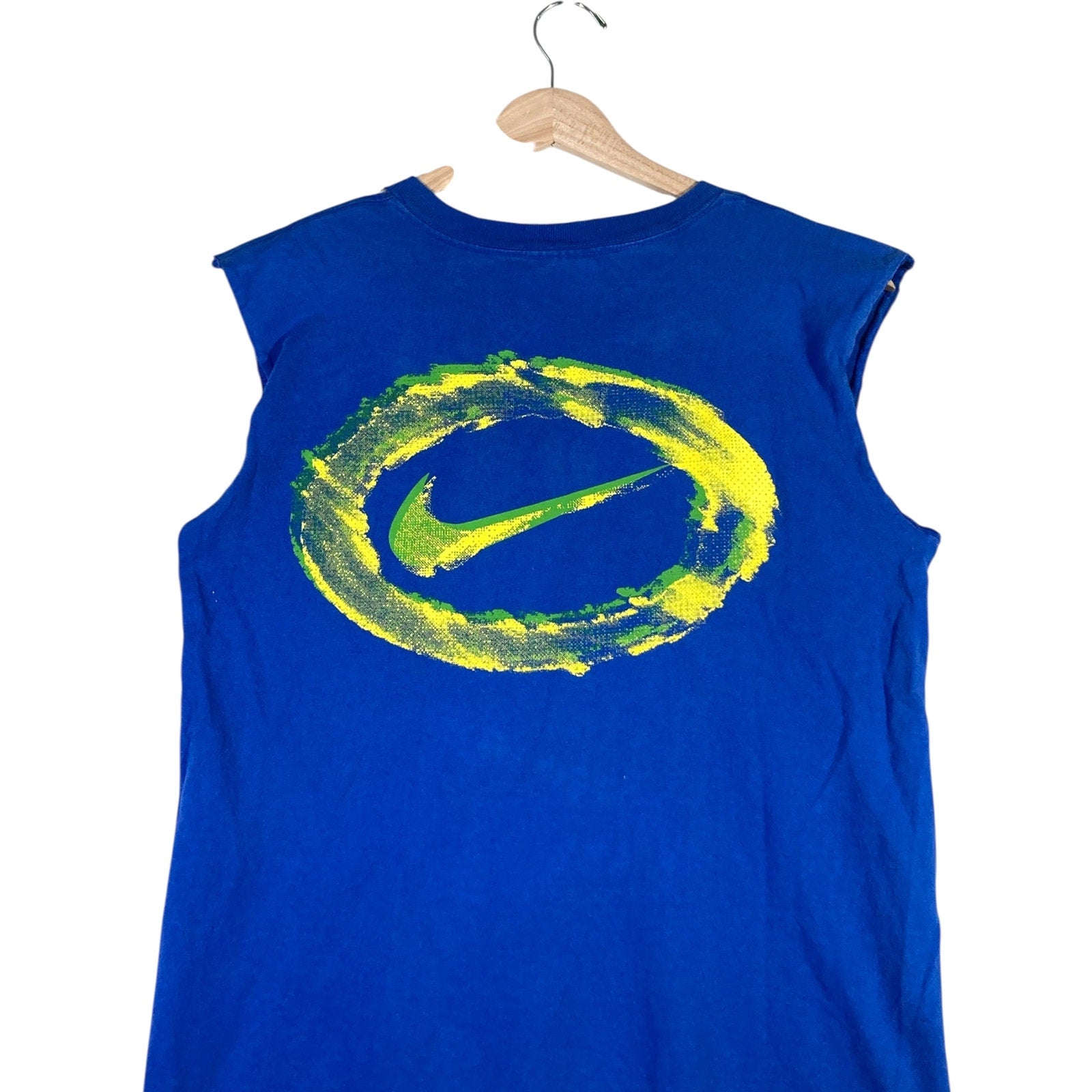 Vintage Nike Big Swoosh Cut Sleeves Tank Top