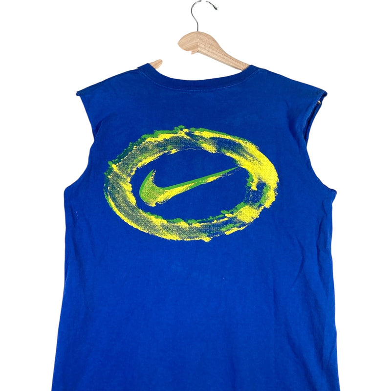 Vintage Nike Big Swoosh Cut Sleeves Tank Top