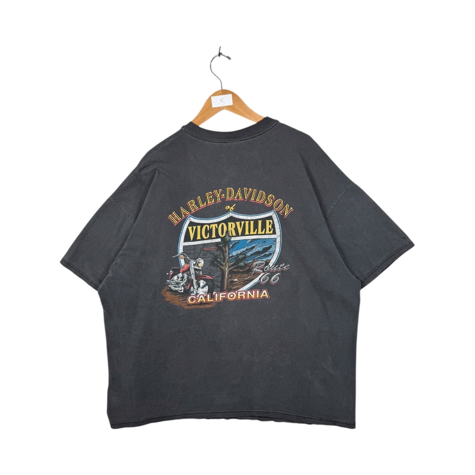 Vintage Harley Davidson Victorville California Route 66 T-Shirt