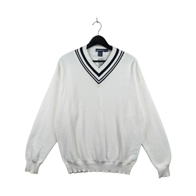 Vintage Nautica V-Neck Pullover Crewneck